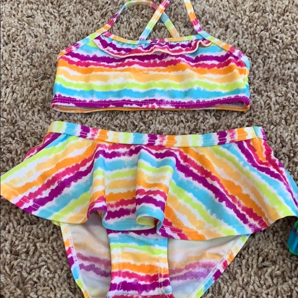 KOALA KIDS & CHILDREN’S PLACE Toddler Girl’s 2 Piece Bathing Suit Bundle EUC - Picture 2 of 8